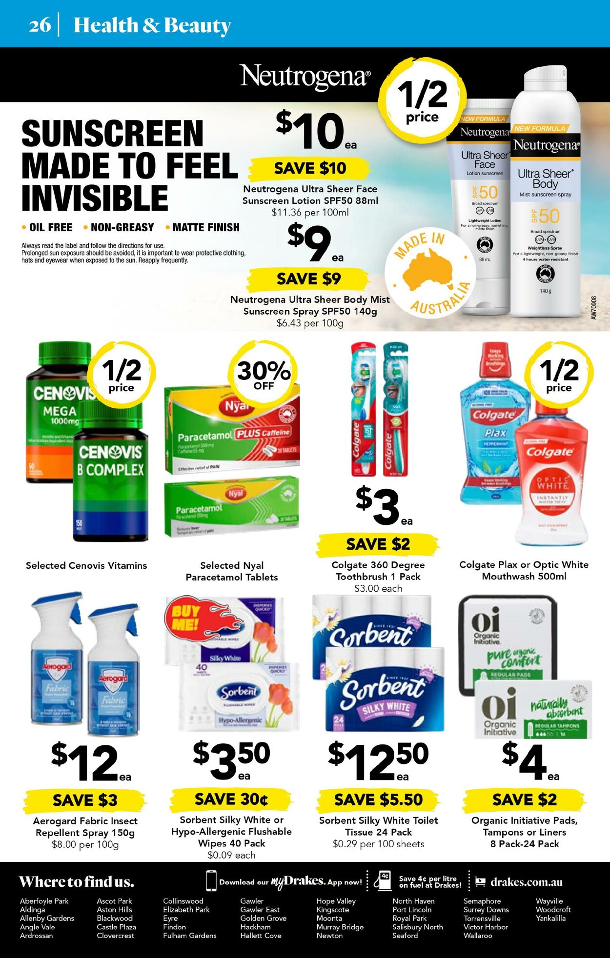 Catalogue Drakes Supermarkets 04.10.2023 - 12.10.2023