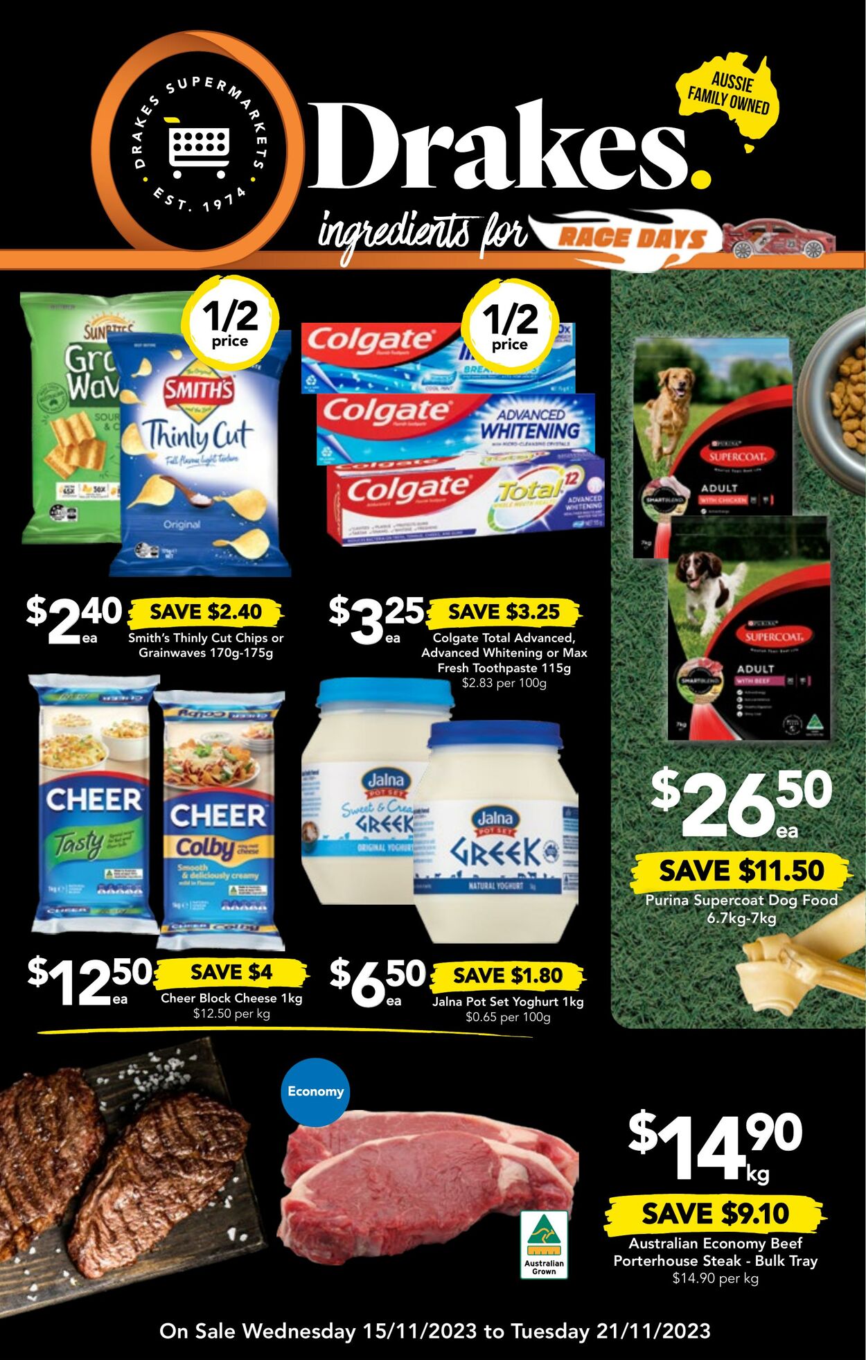 Catalogue Drakes Supermarkets 15.11.2023 - 21.11.2023