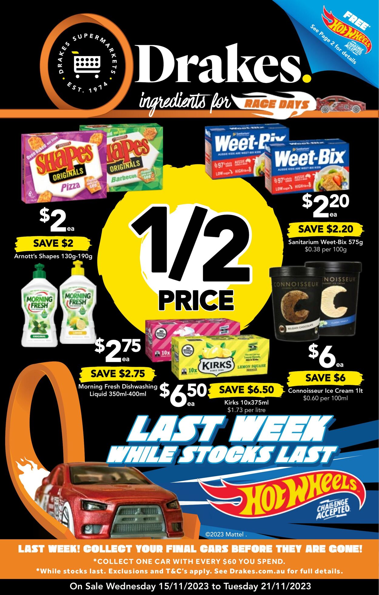 Catalogue Drakes Supermarkets 15.11.2023 - 21.11.2023