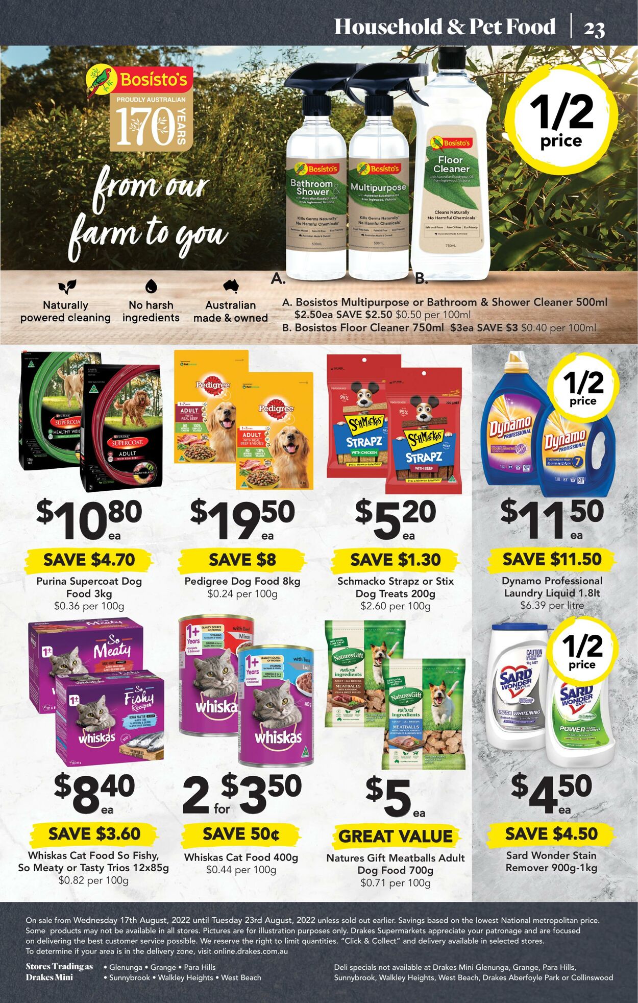 Catalogue Drakes Supermarkets 17.08.2022 - 23.08.2022