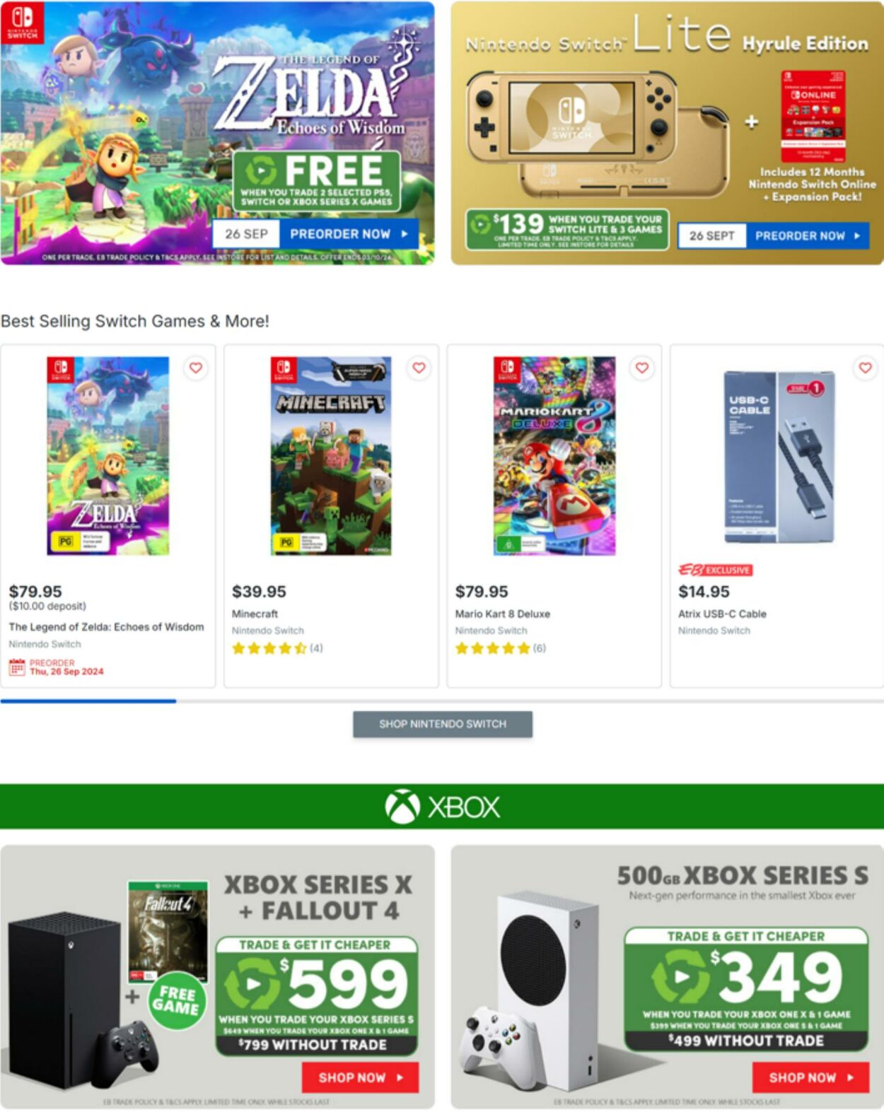 Catalogue EB Games 26.08.2024 - 15.09.2024