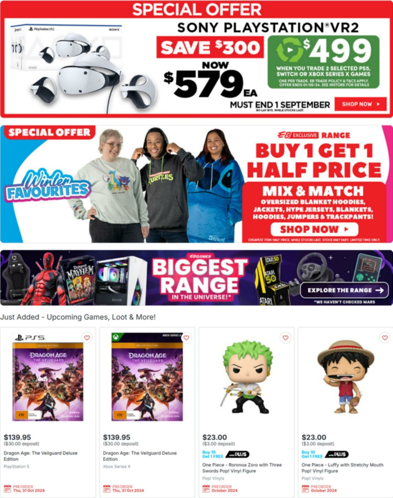 Catalogue EB Games 26.08.2024 - 15.09.2024