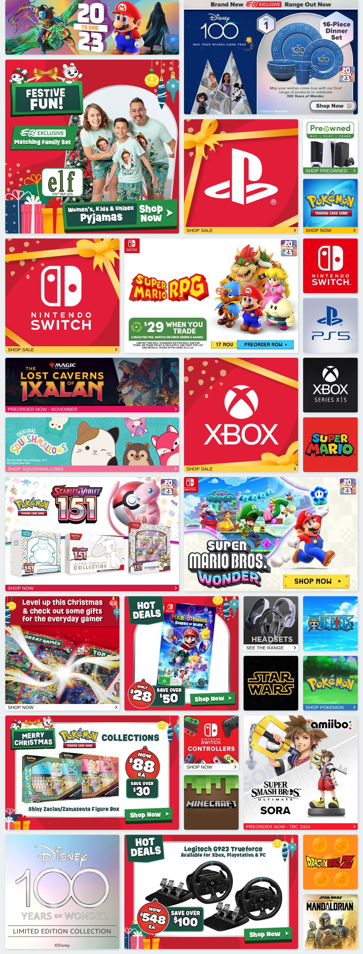 EB Games Promotional catalogues