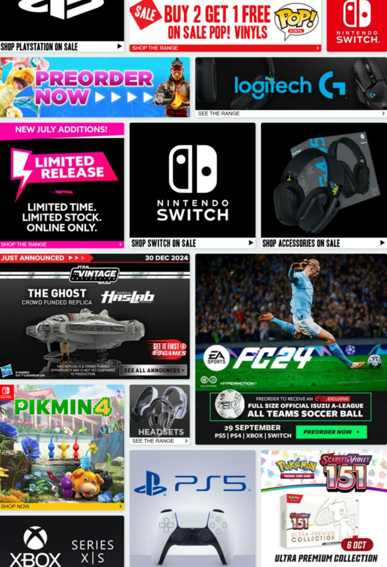 Catalogue EB Games 24.07.2023 - 13.08.2023