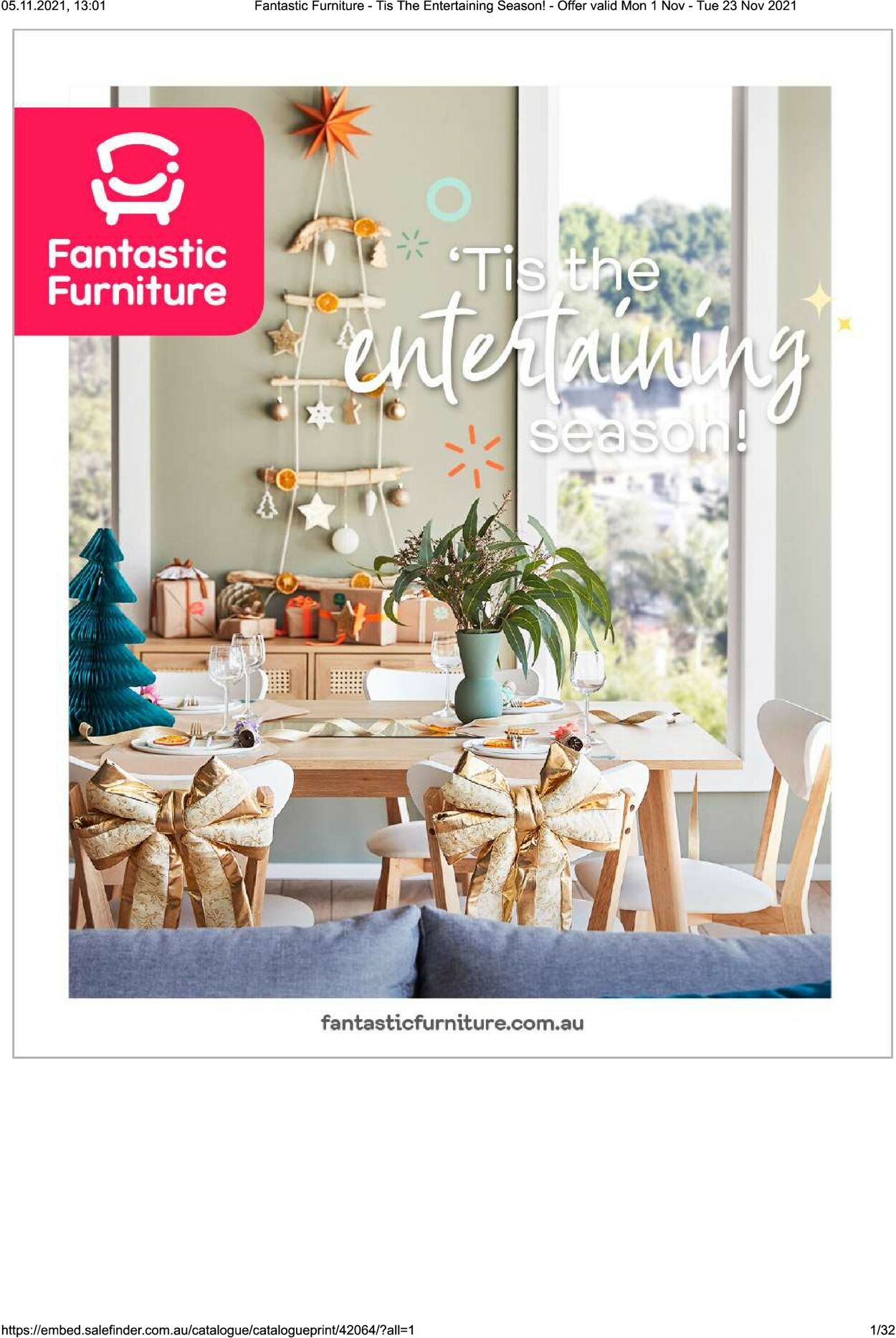 Catalogue Fantastic Furniture 01.11.2021 - 23.12.2021