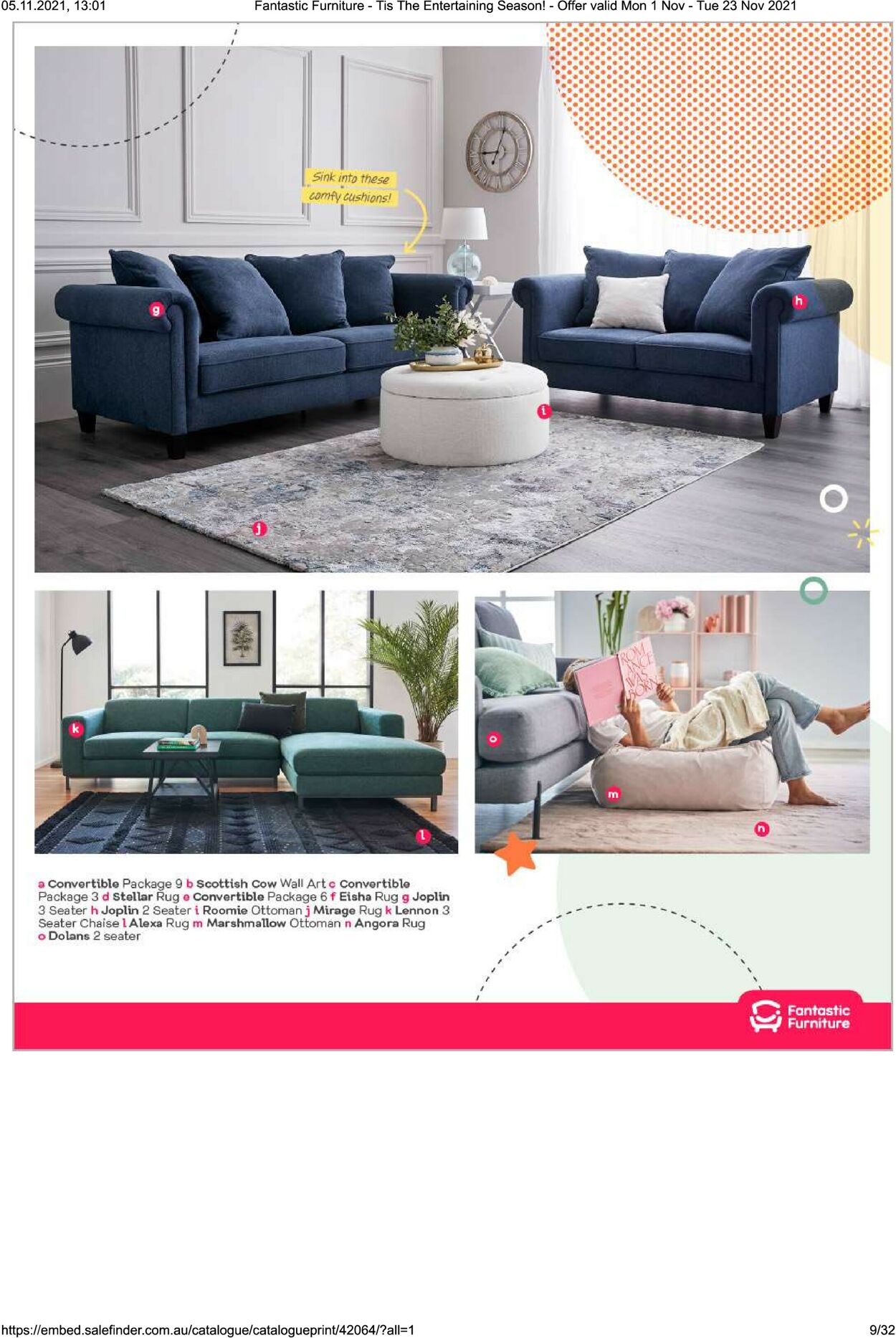 Catalogue Fantastic Furniture 01.11.2021 - 23.12.2021