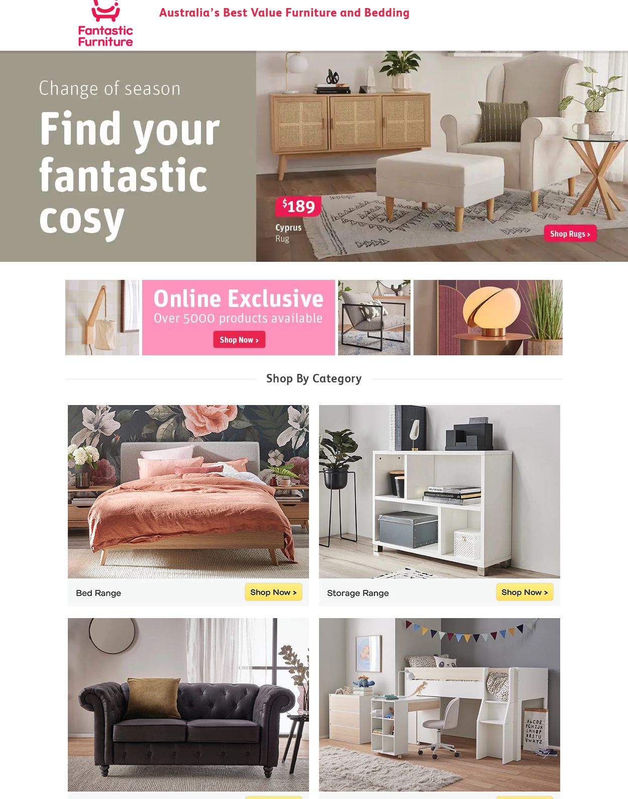 Fantastic Furniture Promotional catalogues