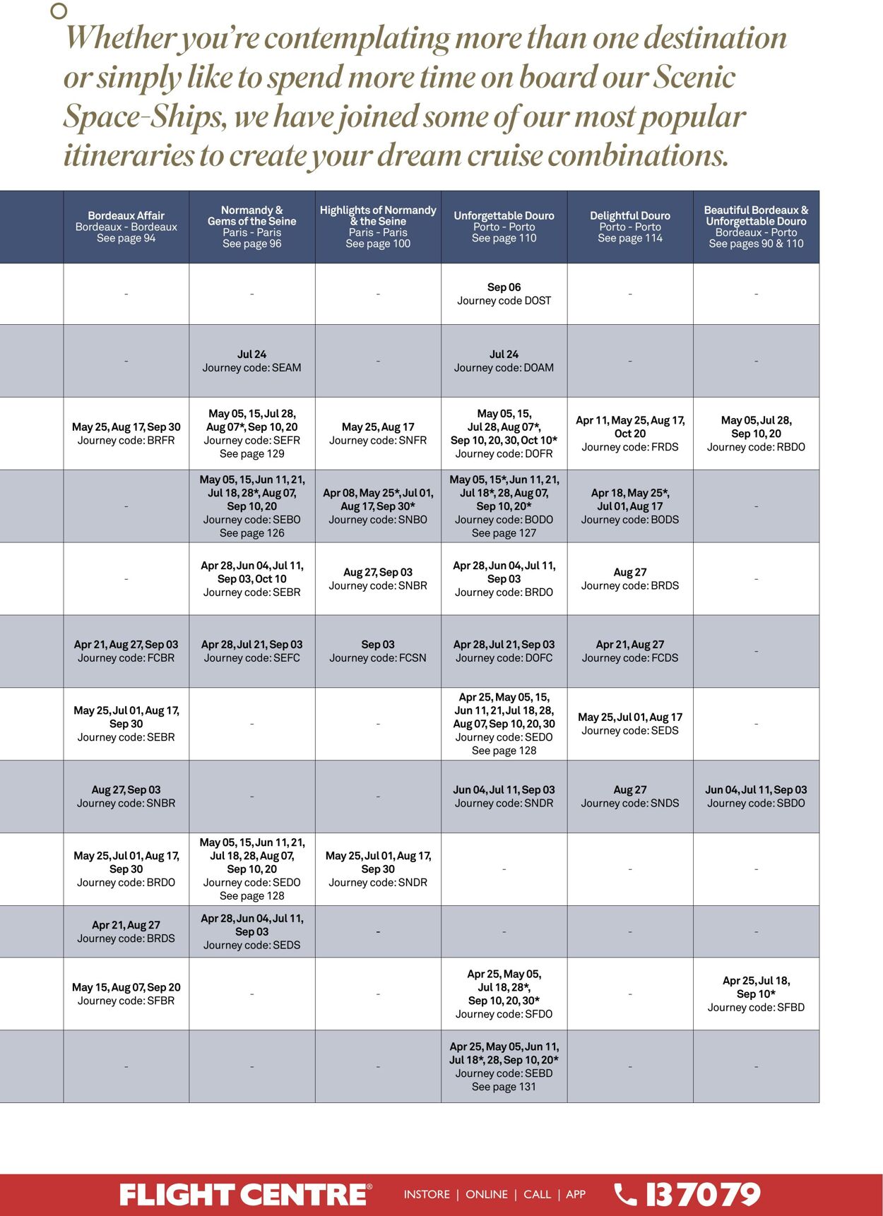 Catalogue Flight Center 01.01.2023 - 31.12.2023