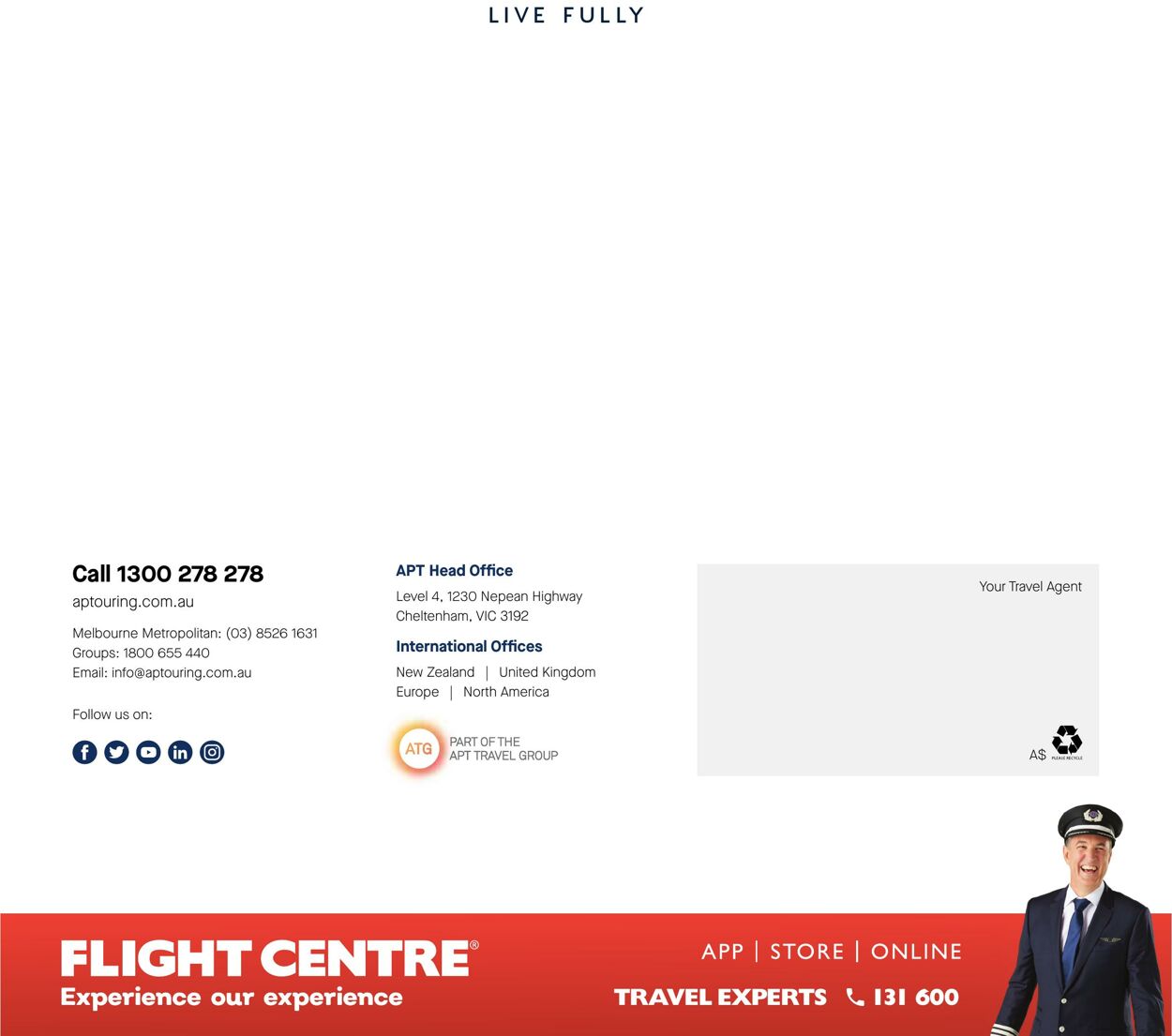 Catalogue Flight Center 18 Jul, 2023