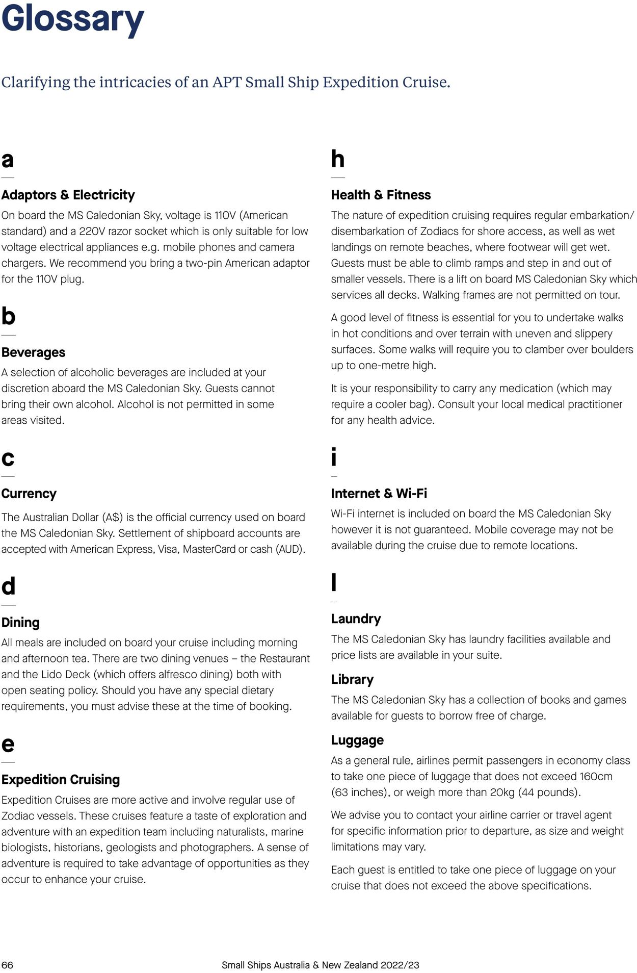 Catalogue Flight Center 01.05.2022 - 31.05.2023