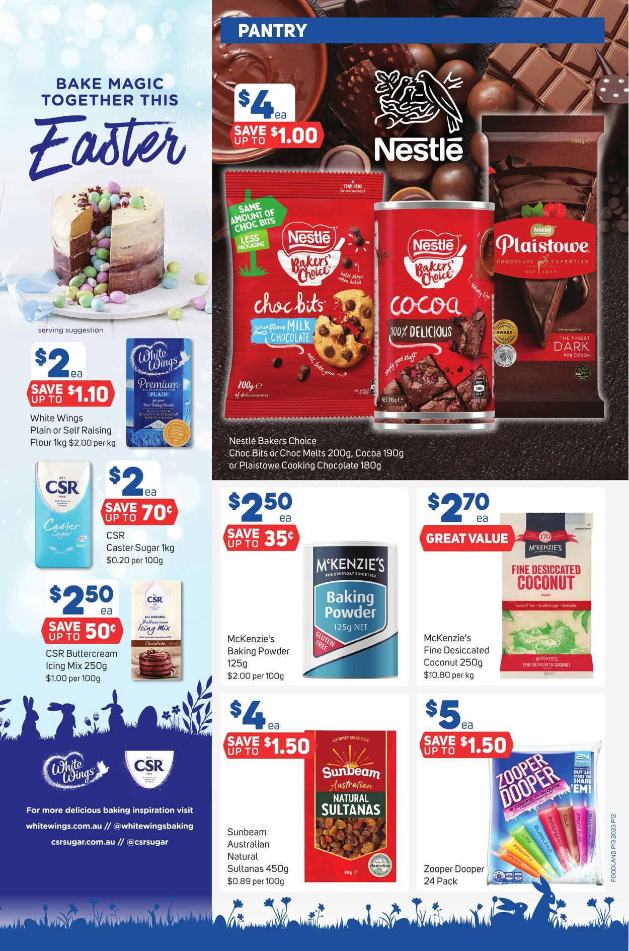 Catalogue Foodland 29.03.2023 - 04.04.2023