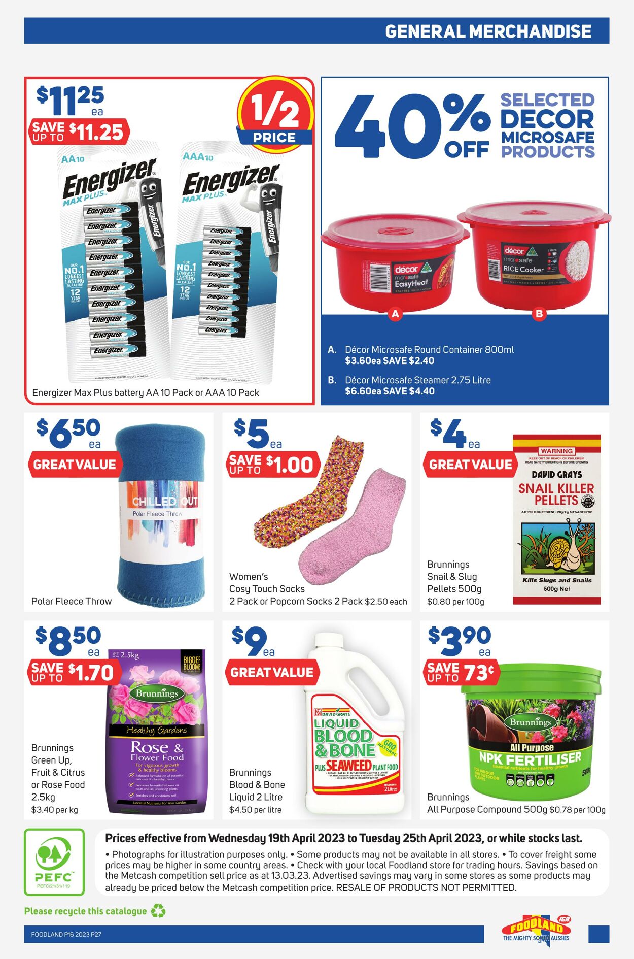 Catalogue Foodland 19.04.2023 - 25.04.2023