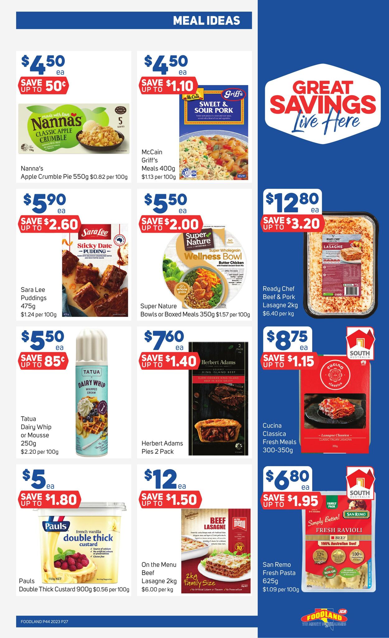 Catalogue Foodland 01.11.2023 - 07.11.2023