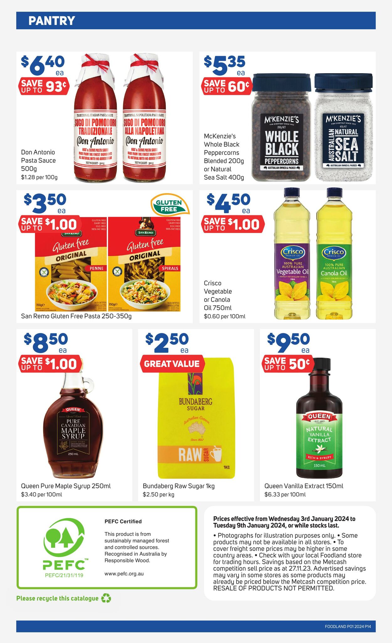 Catalogue Foodland 03.01.2024 - 09.01.2024