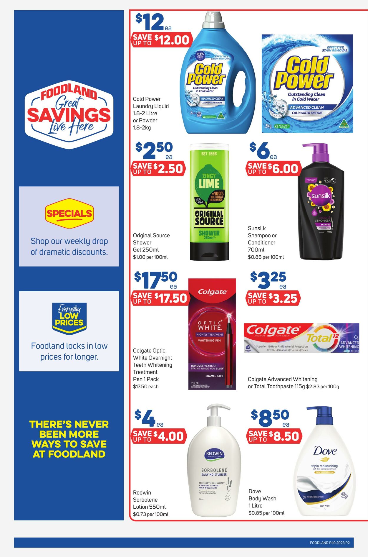 Catalogue Foodland 04.10.2023 - 10.10.2023