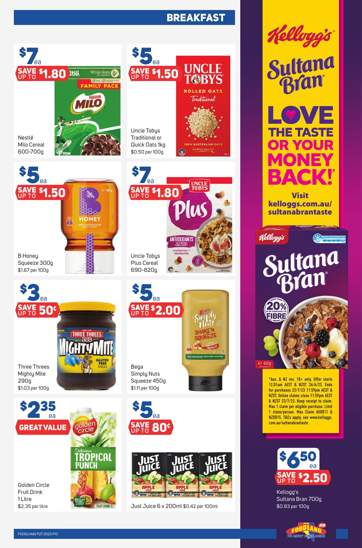 Catalogue Foodland 05.07.2023 - 11.07.2023