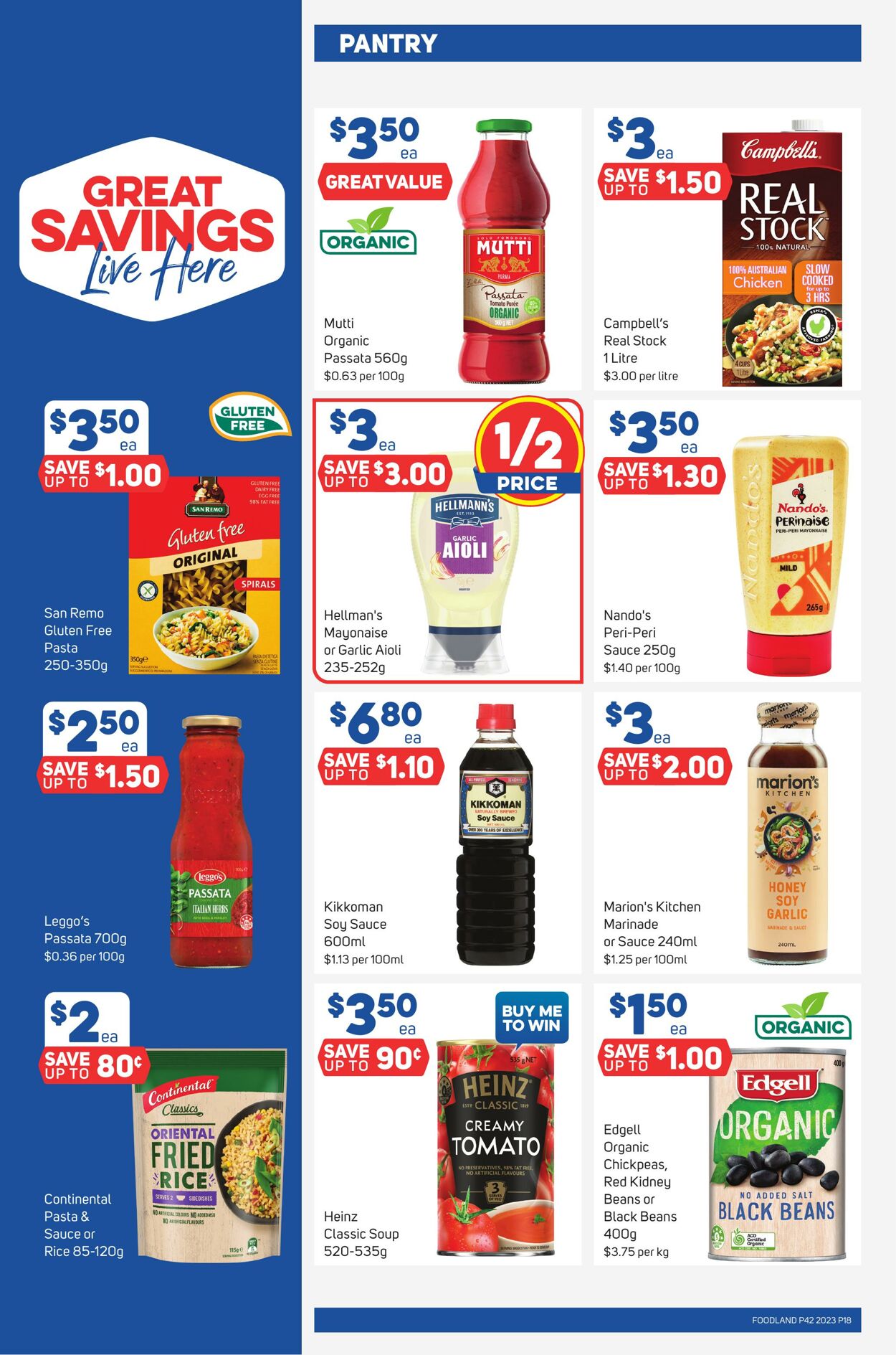 Catalogue Foodland 18.10.2023 - 24.10.2023