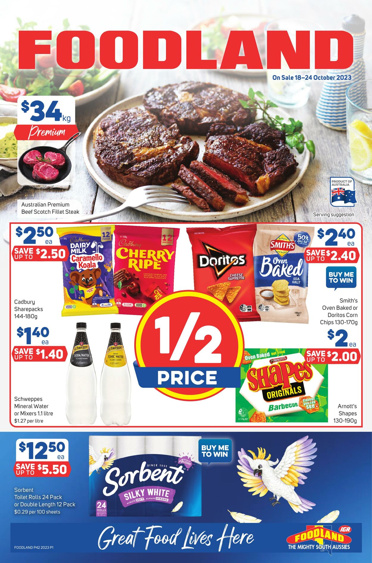 Catalogue Foodland 18.10.2023 - 24.10.2023