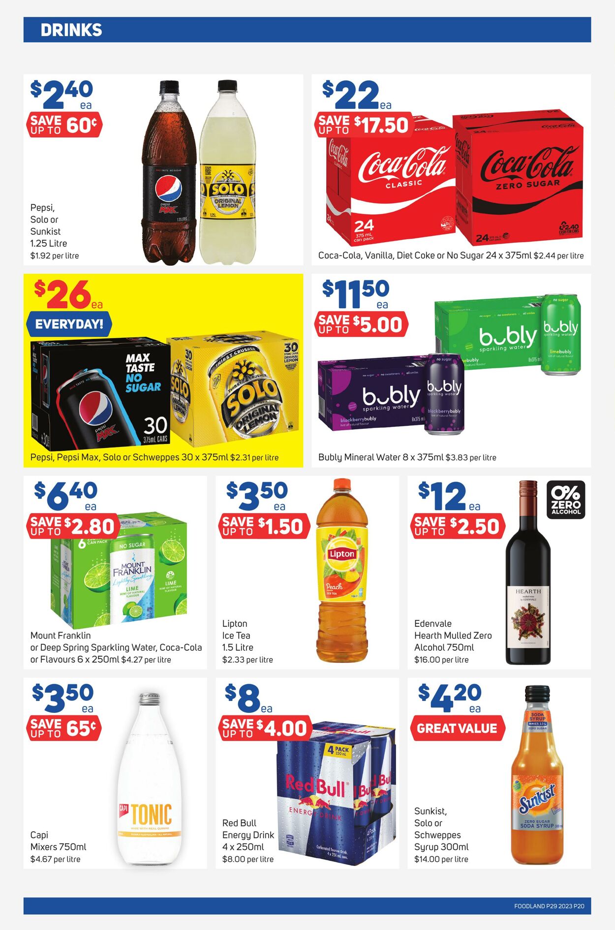 Catalogue Foodland 19.07.2023 - 25.07.2023