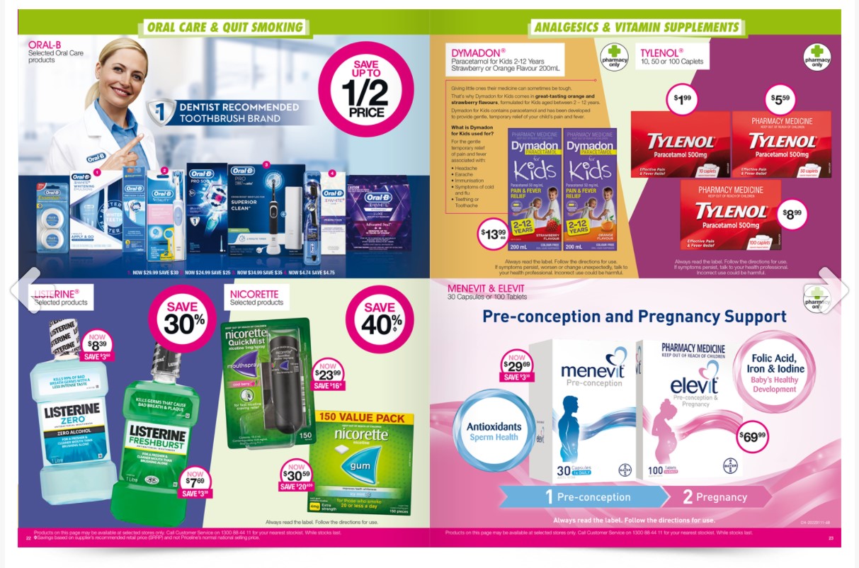 Catalogue Priceline Pharmacy 11.03.2022 - 23.03.2022