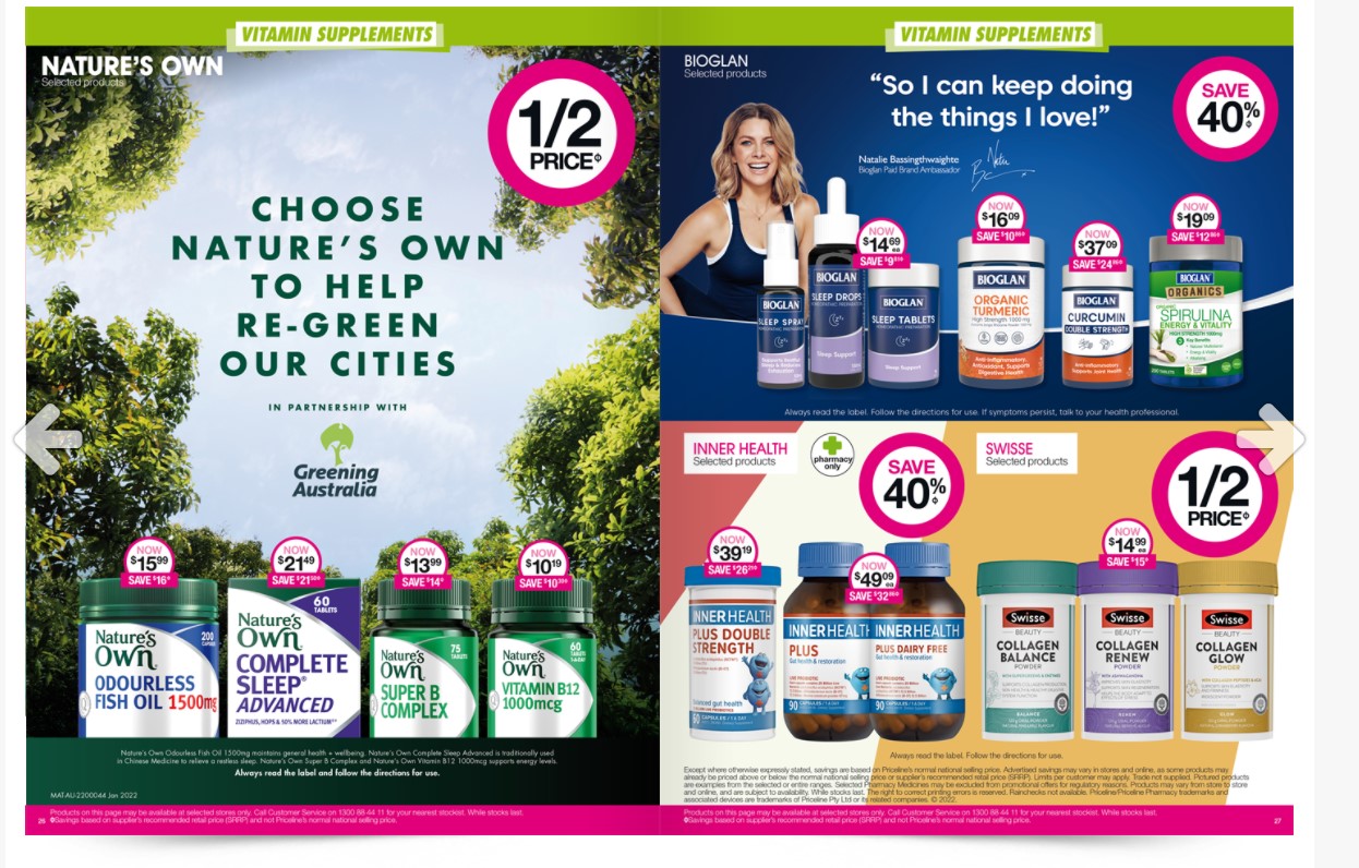 Catalogue Priceline Pharmacy 11.03.2022 - 23.03.2022