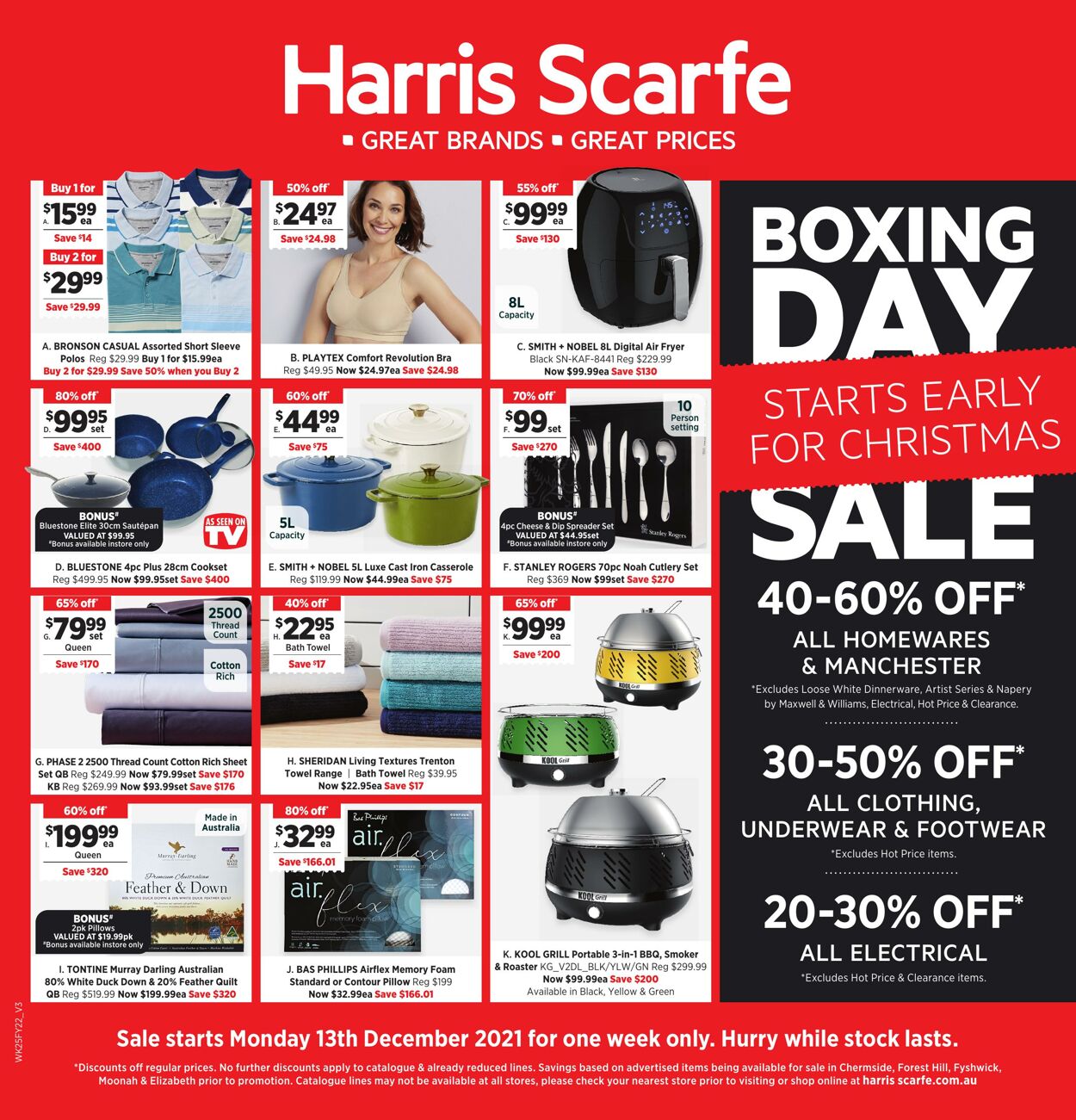 Catalogue Harris Scarfe 13.12.2021 - 20.12.2021
