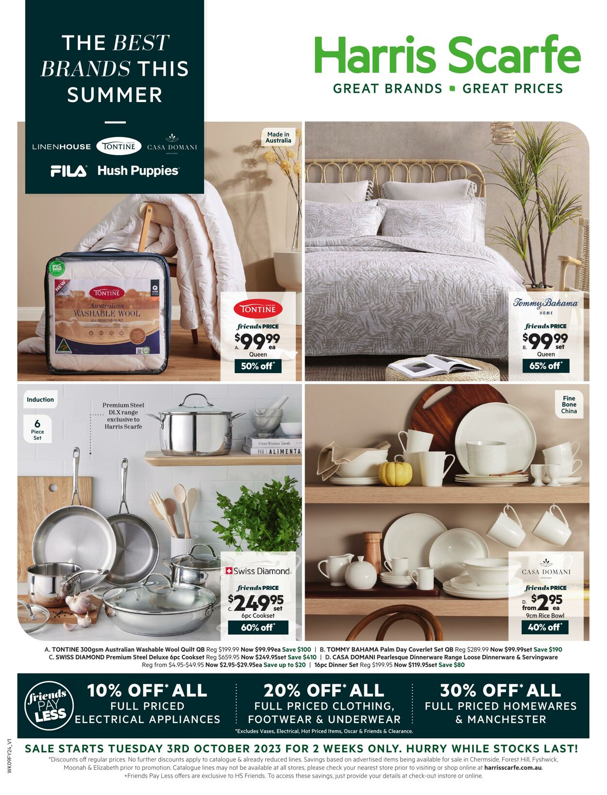 Catalogue Harris Scarfe 03.10.2023 - 17.10.2023