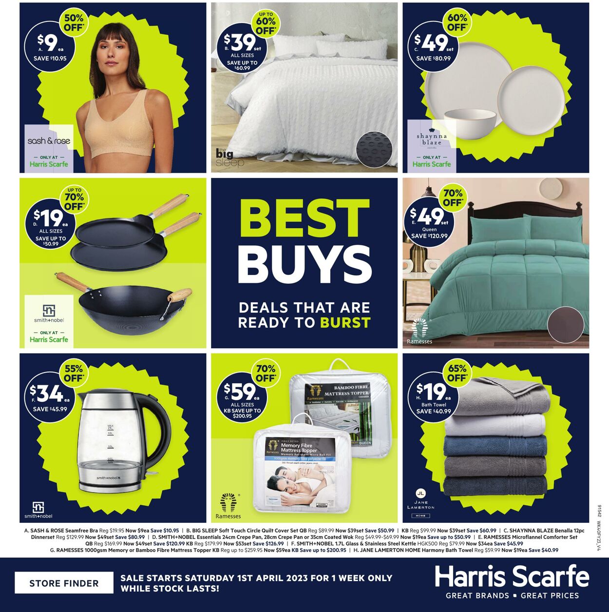 Catalogue Harris Scarfe 01.04.2023 - 07.04.2023