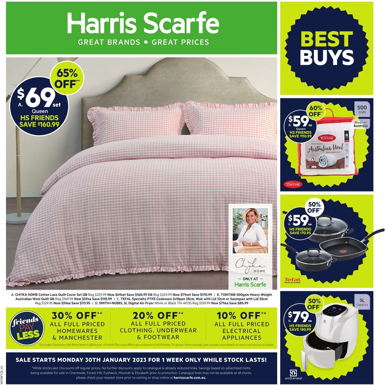 Catalogue Harris Scarfe 30.01.2023 - 06.02.2023