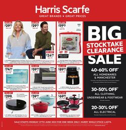 Catalogue Harris Scarfe 27.06.2022-02.07.2022