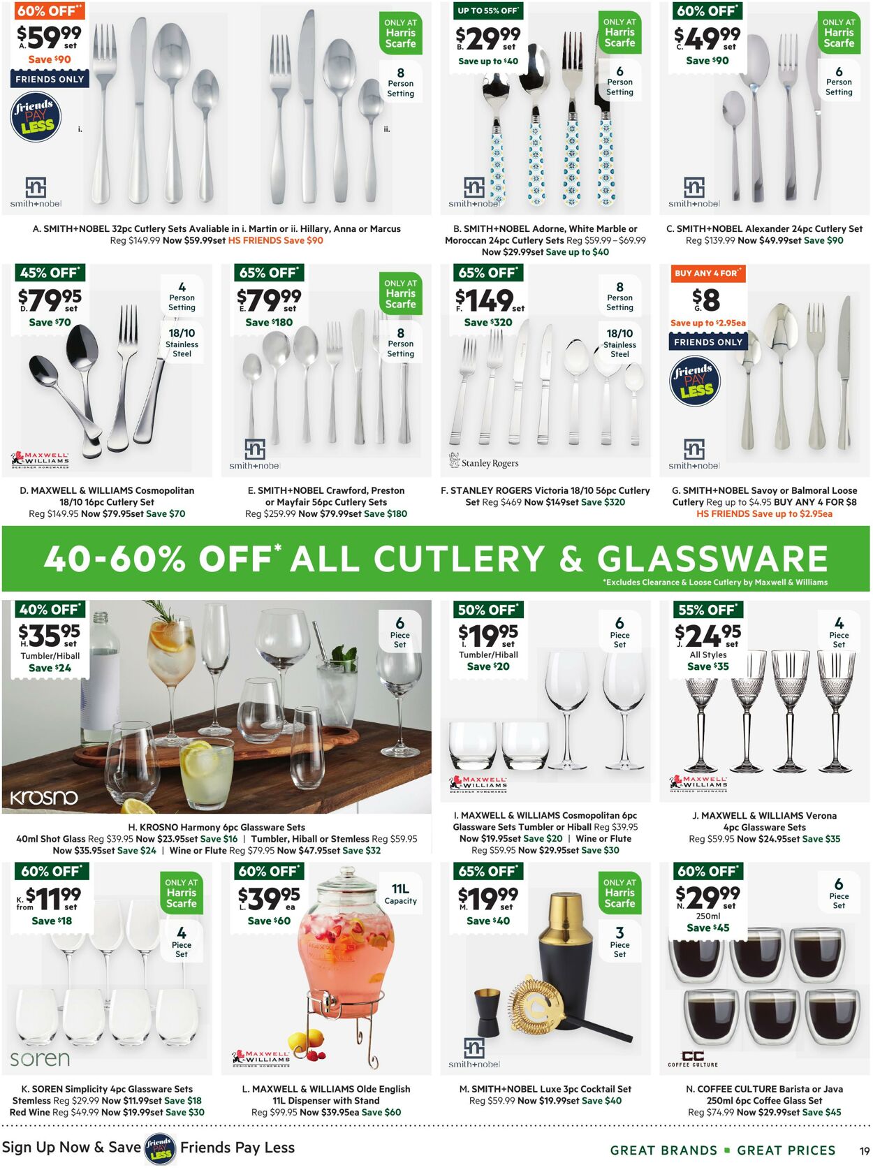 Catalogue Harris Scarfe 13.01.2024 - 02.02.2024