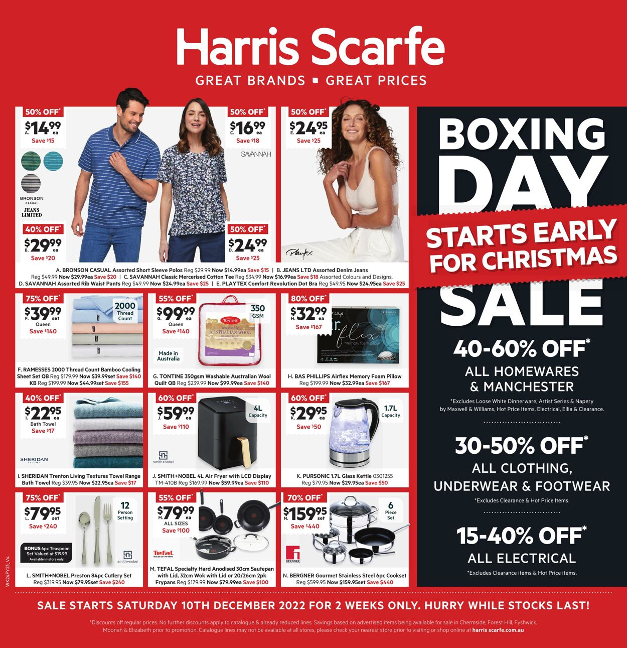 Catalogue Harris Scarfe 10.12.2022 - 23.12.2022