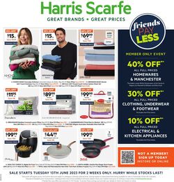 Catalogue Harris Scarfe 13.06.2023 - 26.06.2023