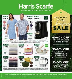 Catalogue Harris Scarfe 05.11.2022-11.11.2022
