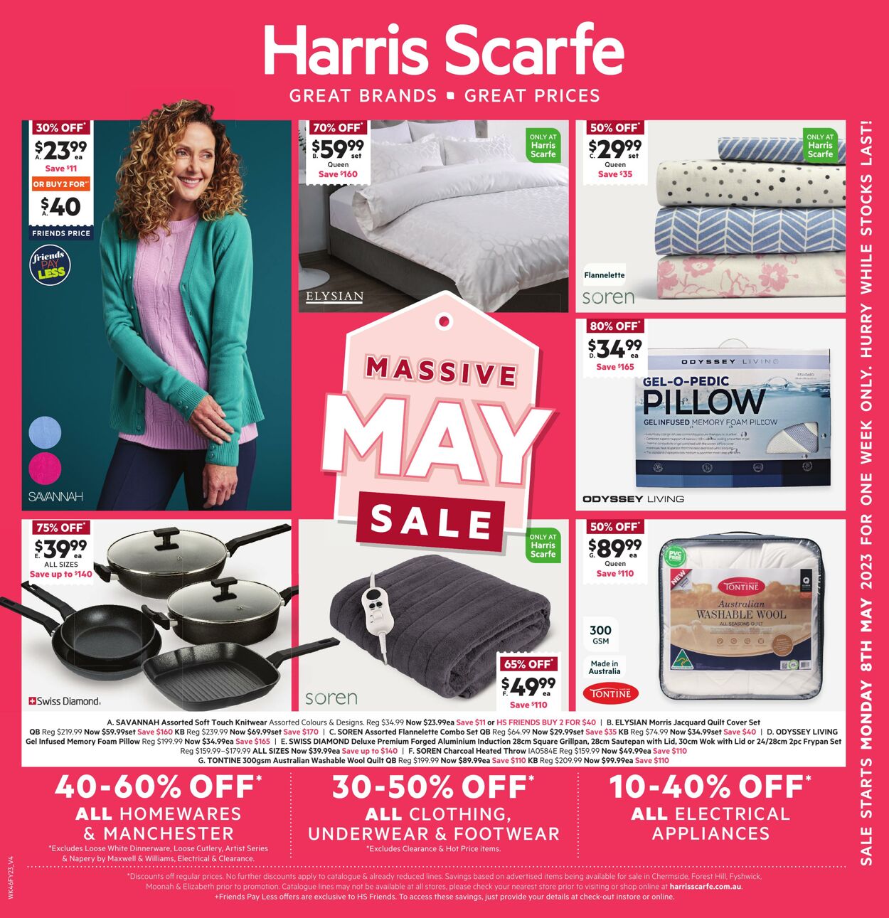 Catalogue Harris Scarfe 08.05.2023 - 14.05.2023