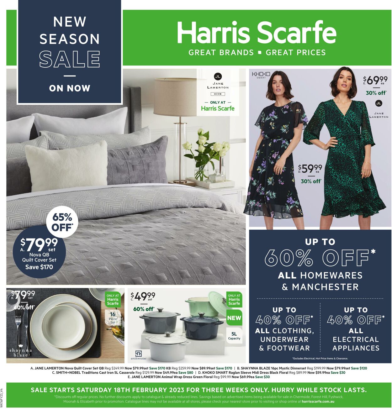 Catalogue Harris Scarfe 18.02.2023 - 13.03.2023