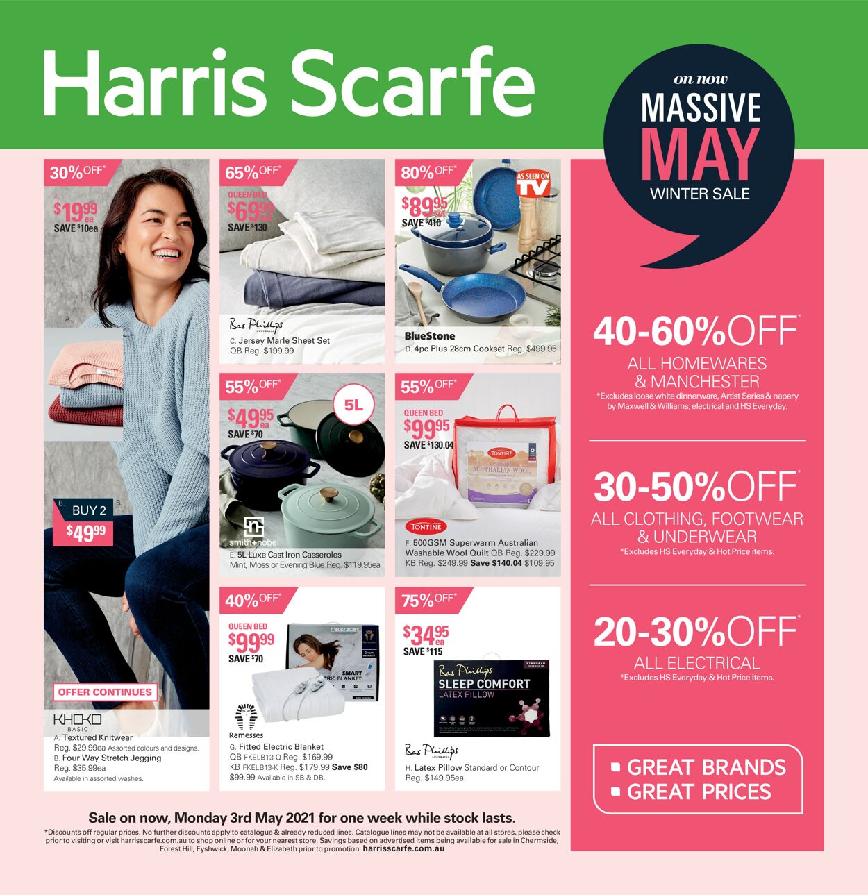Catalogue Harris Scarfe 03.05.2021 - 09.05.2021