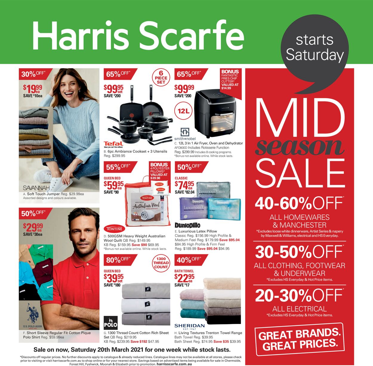 Catalogue Harris Scarfe 19.03.2021 - 26.03.2021