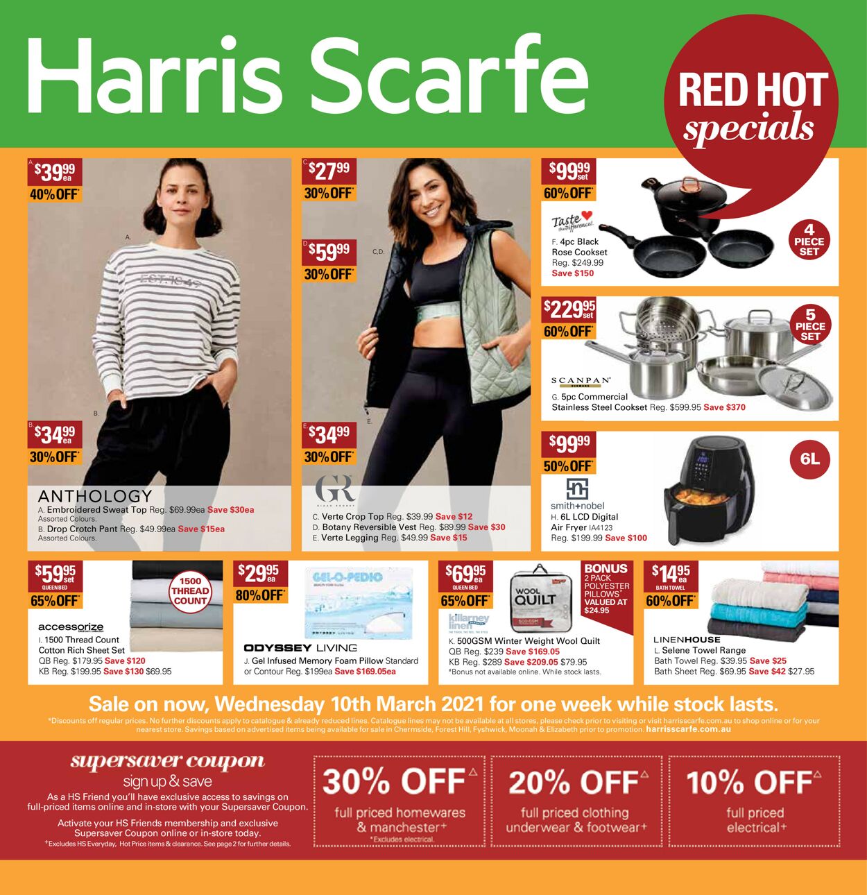Catalogue Harris Scarfe 10.03.2021 - 19.03.2021
