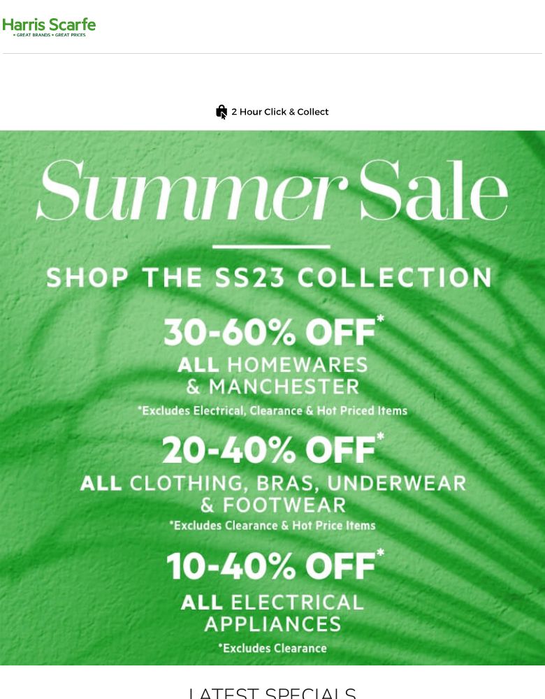 Catalogue Harris Scarfe 23.10.2023 - 01.11.2023