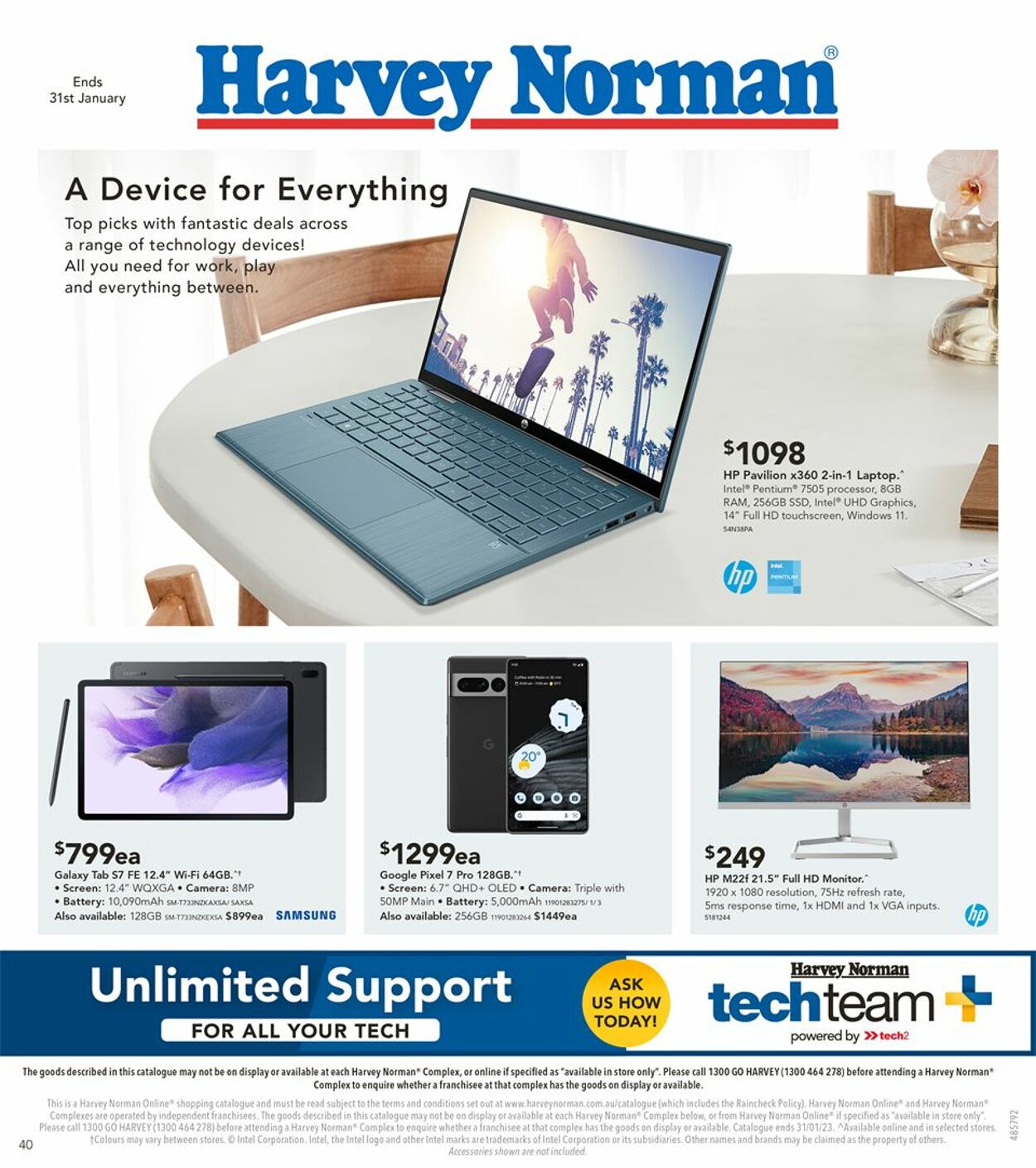 Catalogue Harvey Norman 19.01.2023 - 31.01.2023
