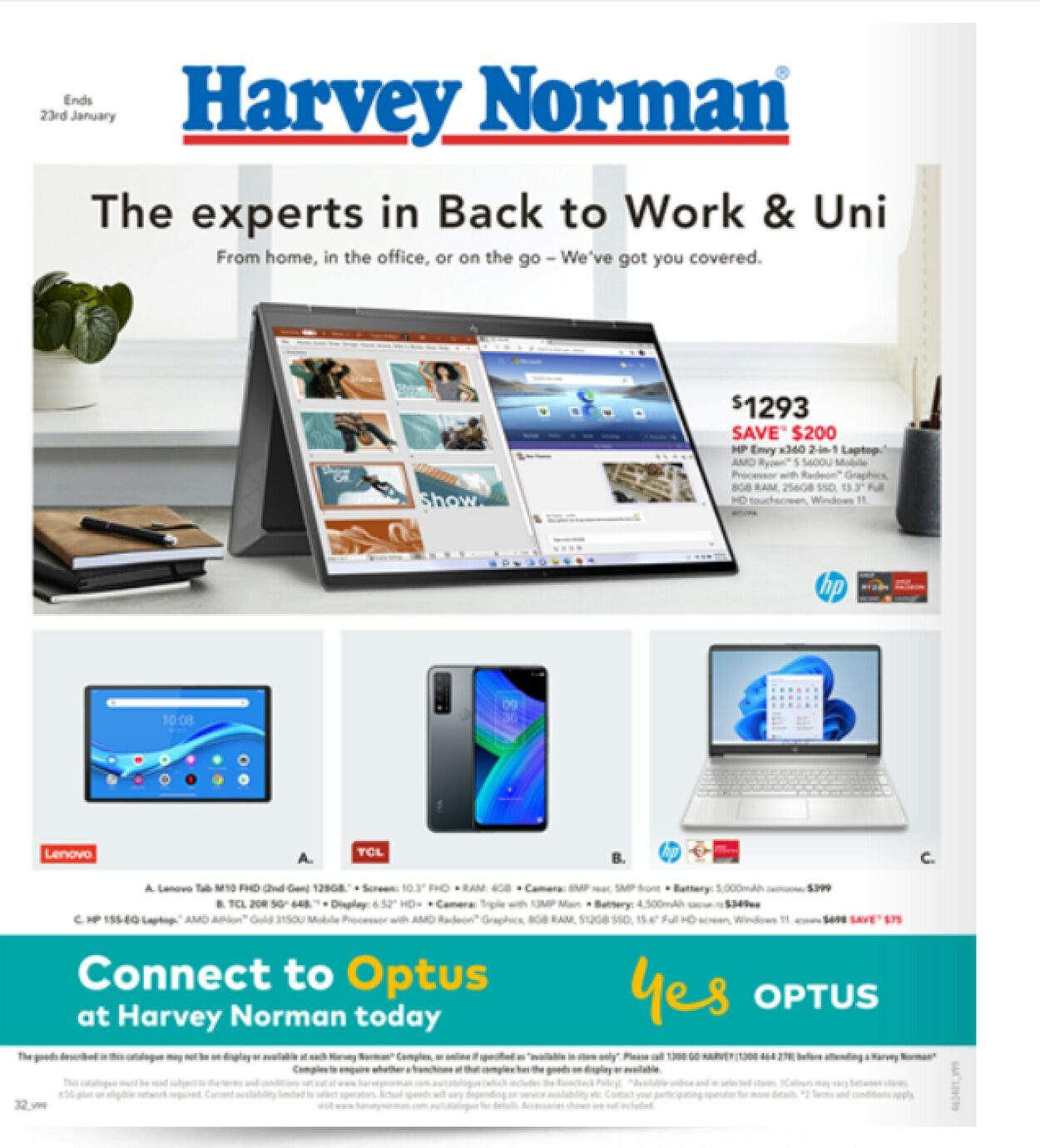 Catalogue Harvey Norman 05.01.2022 - 23.01.2022