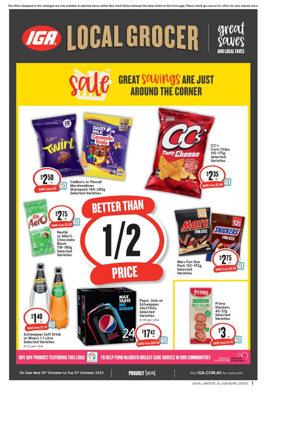 Catalogue Iga 25.10.2023 - 31.10.2023