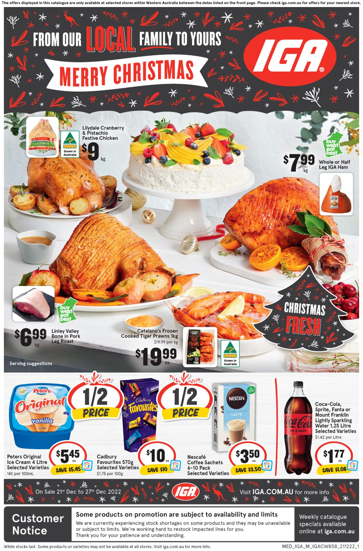 Catalogue Iga 21.12.2022 - 27.12.2022