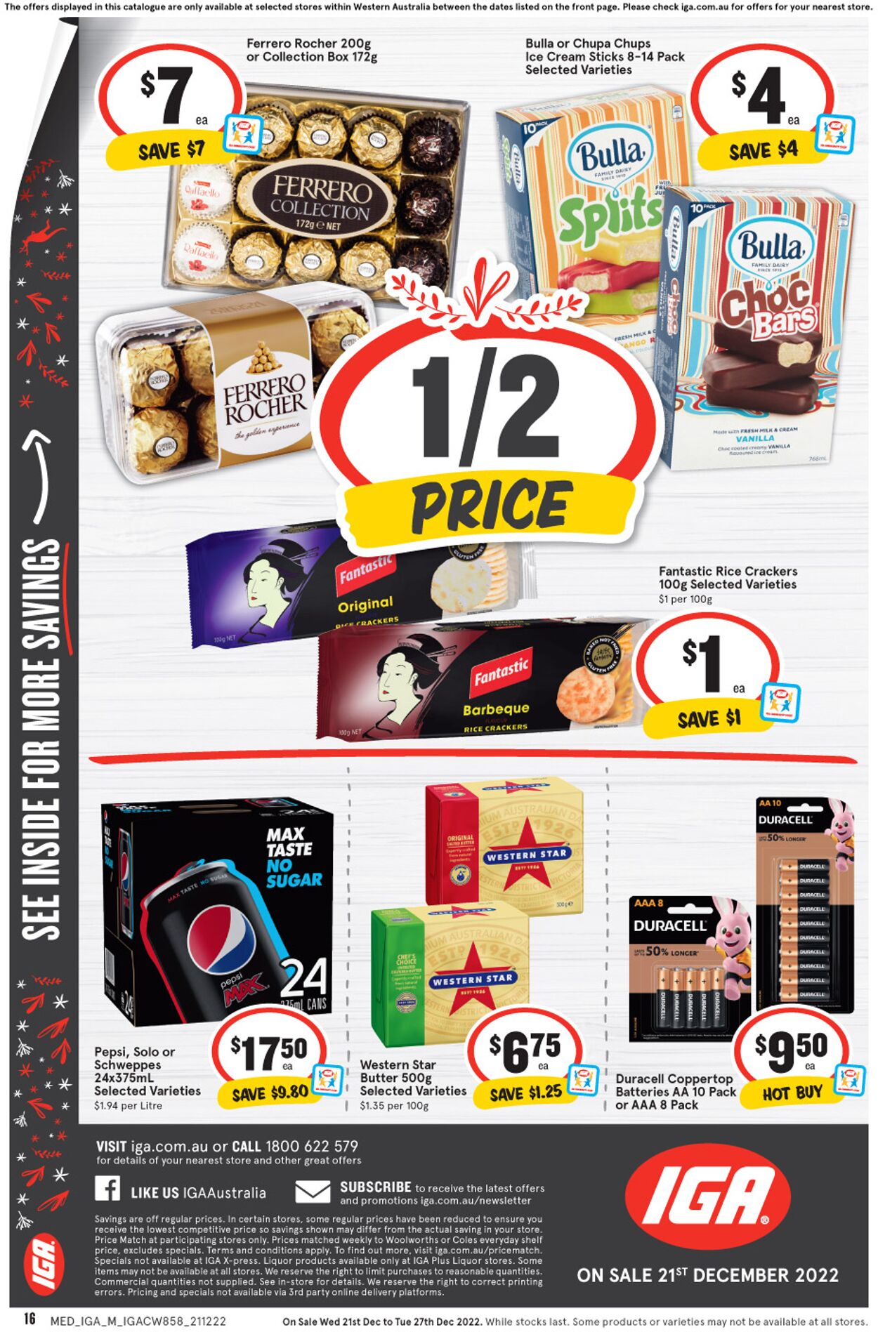 Catalogue Iga 21.12.2022 - 27.12.2022