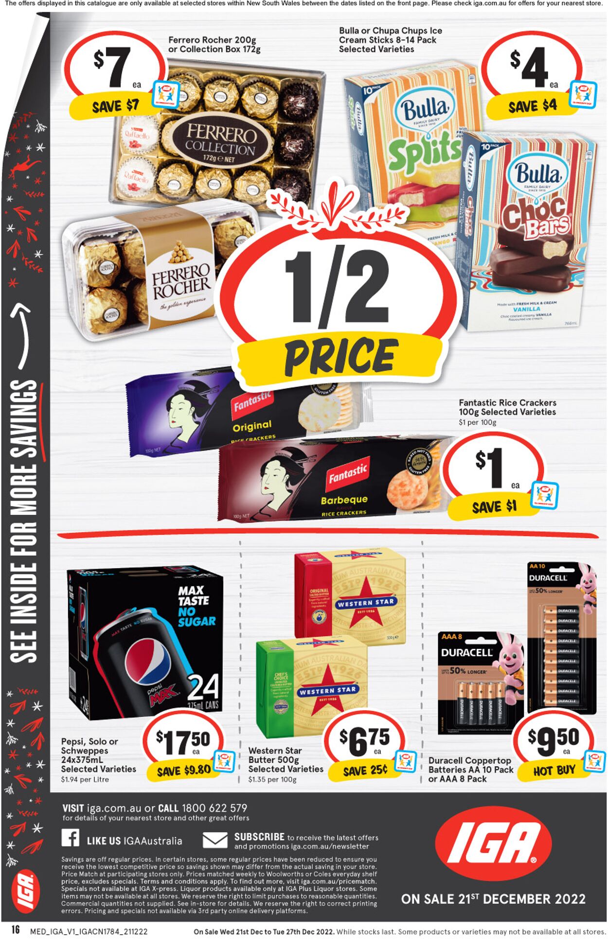 Catalogue Iga 21.12.2022 - 27.12.2022