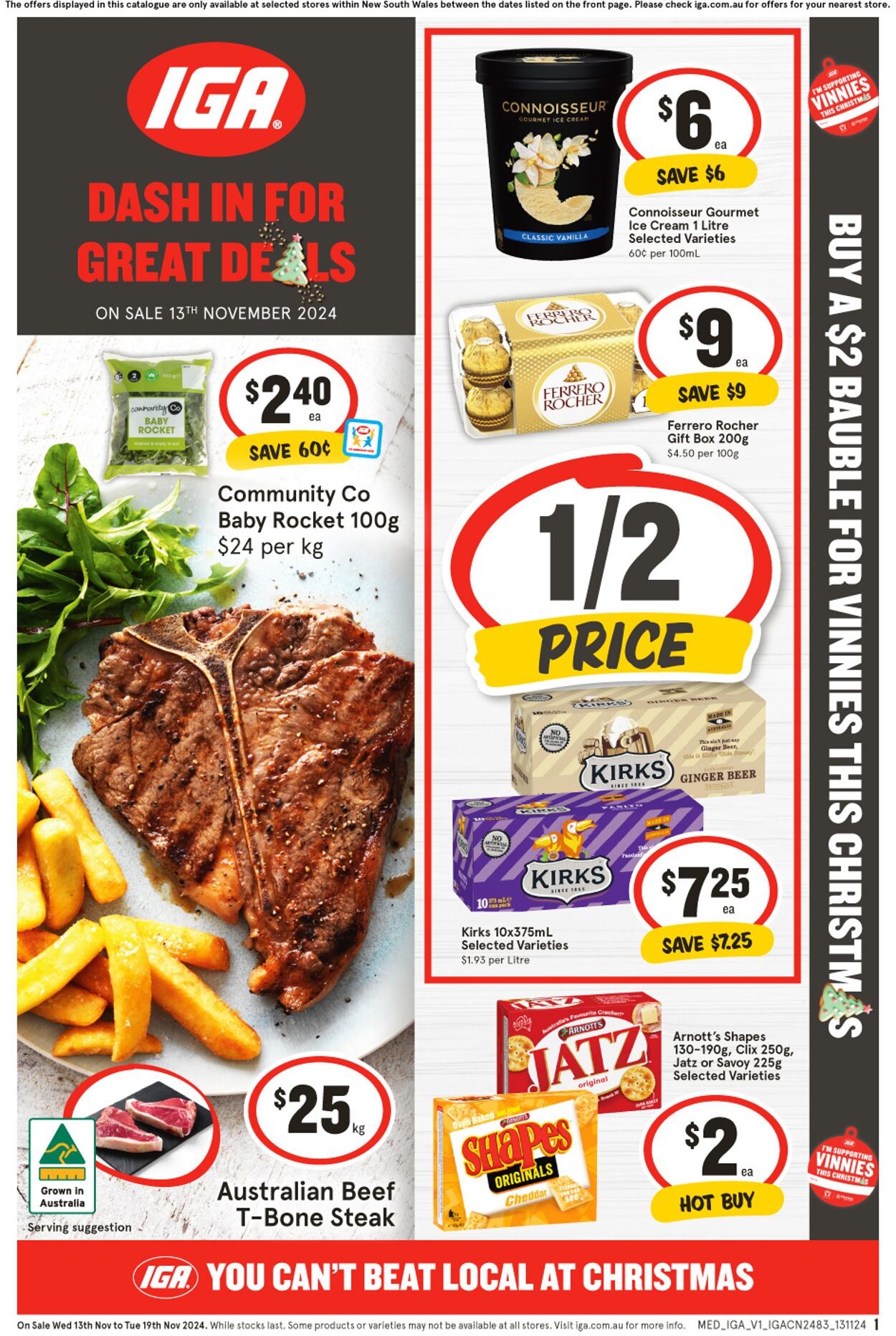 Catalogue Iga - Sydney - This Week’s Catalogue Specials at IGA Supermarkets 13 Nov, 2024 - 19 Nov, 2024