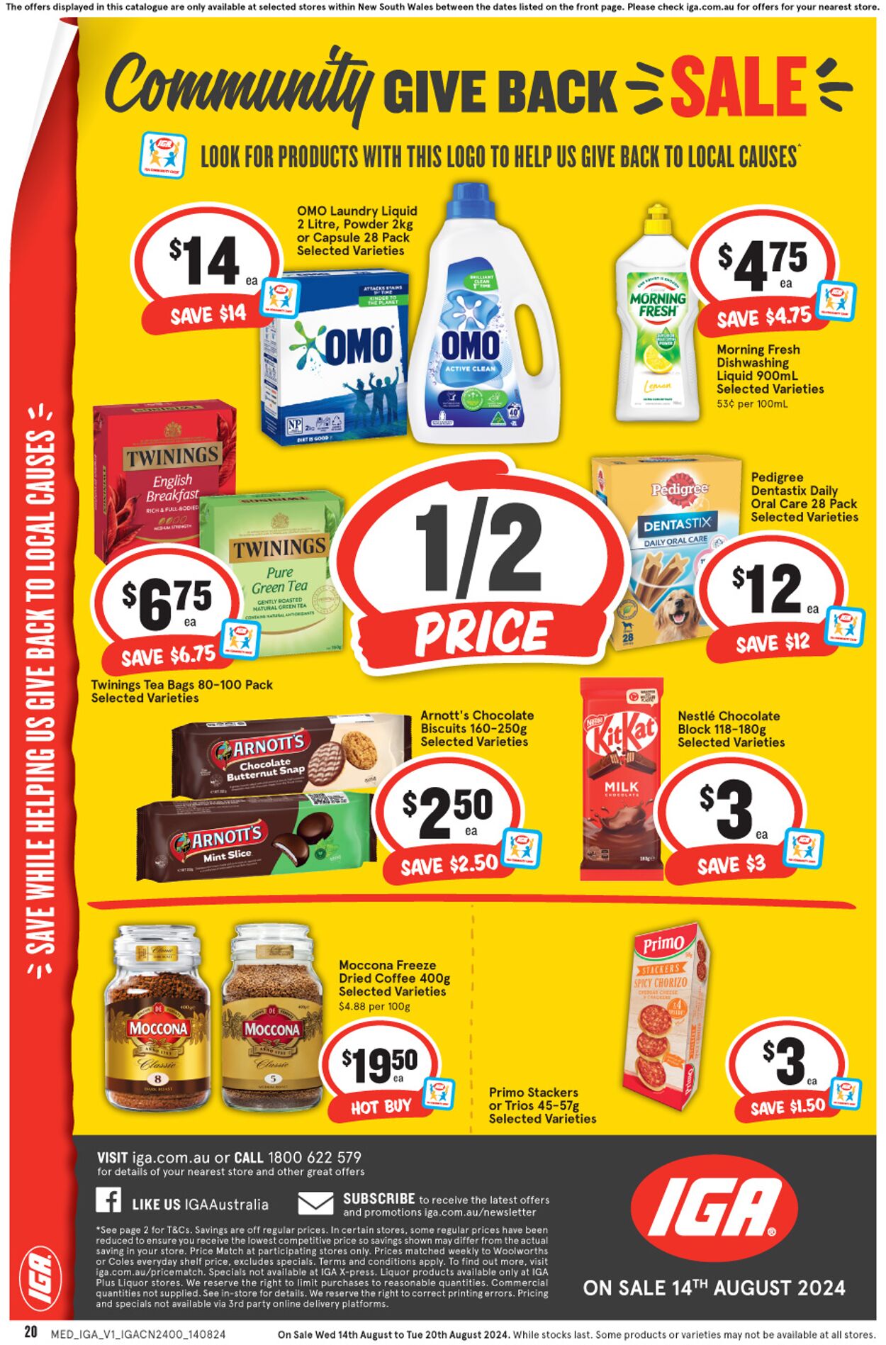 Catalogue Iga 14.08.2024 - 20.08.2024