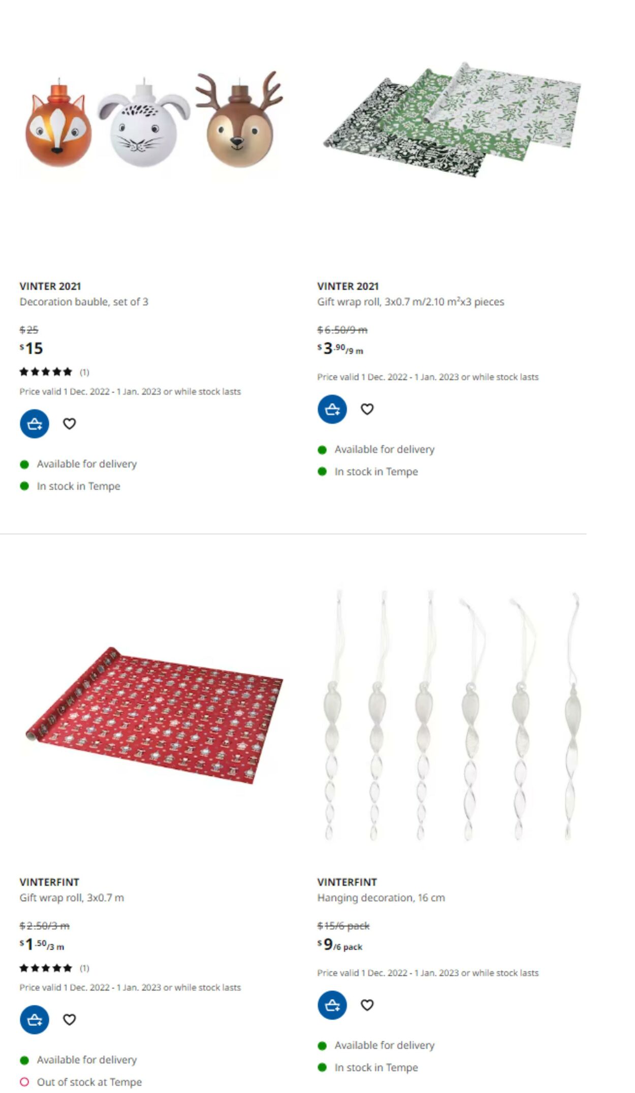 Catalogue IKEA 08.12.2022 - 19.12.2022