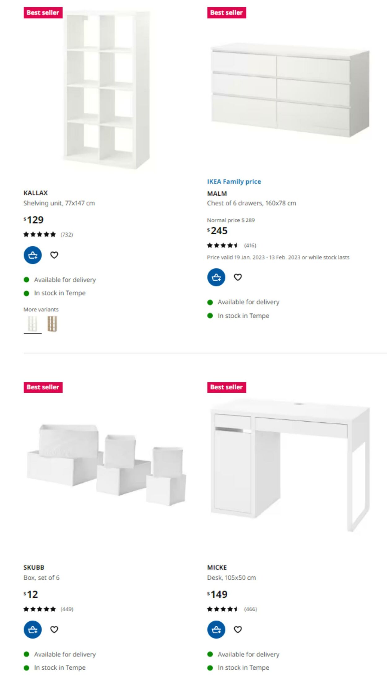 Catalogue IKEA 27.01.2023 - 06.02.2023